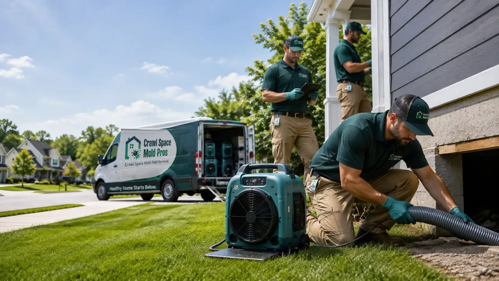 Crawl Space Mold Removal in Bethany, IL
